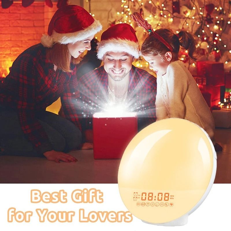 Wake Up Light Alarm Clock With Sunrise And Sunset Simulation 3
