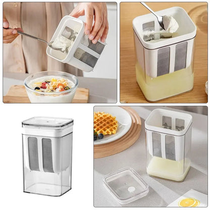 Greek Yogurt Maker Yogurt Filter Stainless Steel Strainer Whey Separation Tool