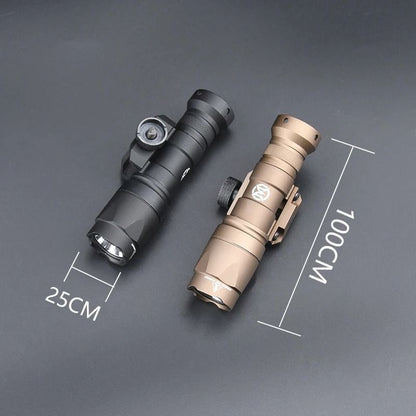 Mini Tactical Weapon Flashlight LED Scout Hunting Light With 20mm Rail Mount 6