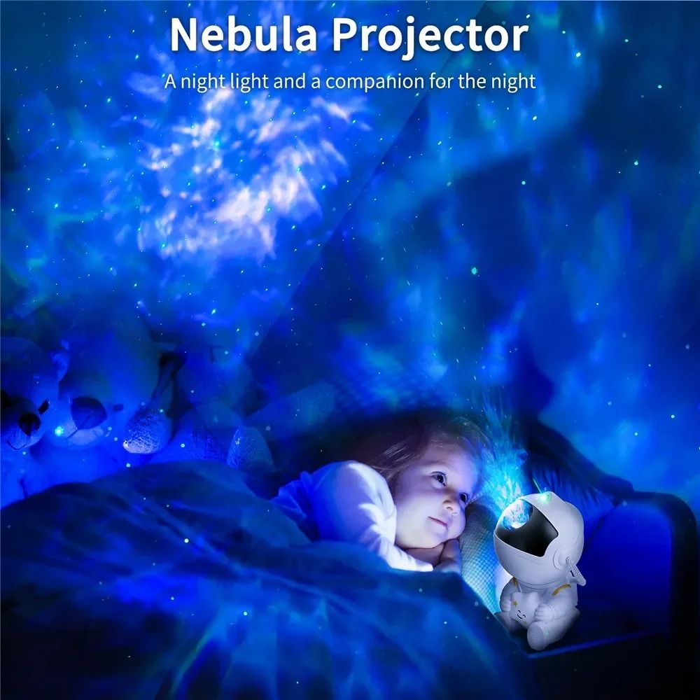 Astronaut Galaxy Projector Night Light Star Nebula Projector For Bedroom And Home Decoration 5