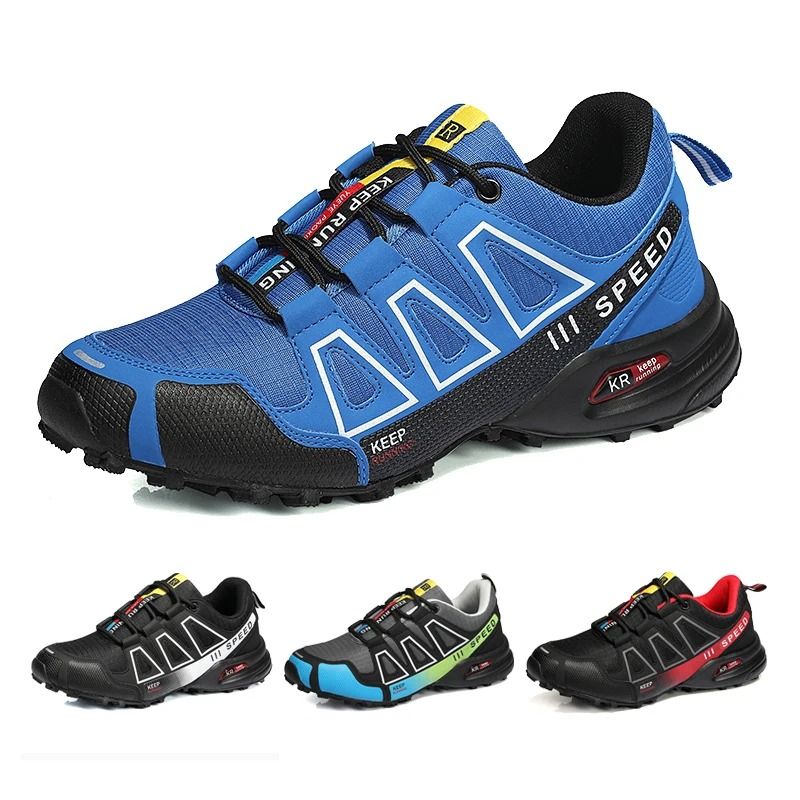Mens Waterproof Hiking Shoes Outdoor Trainers Trekking Sneakers Anti Slip Hunting Tactical Shoes