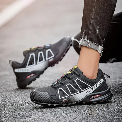Mens Waterproof Hiking Shoes Outdoor Trainers Trekking Sneakers Anti Slip Hunting Tactical Shoes 3