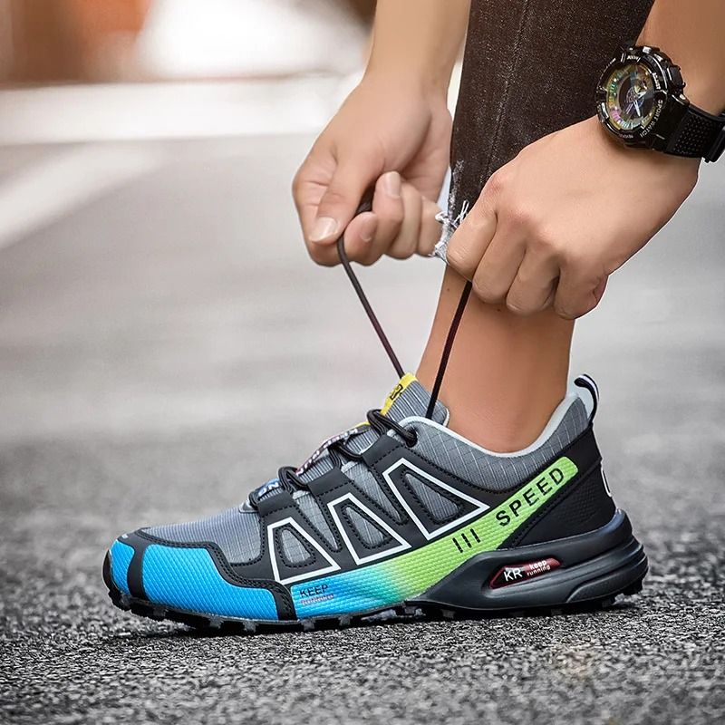 Mens Waterproof Hiking Shoes Outdoor Trainers Trekking Sneakers Anti Slip Hunting Tactical Shoes 4