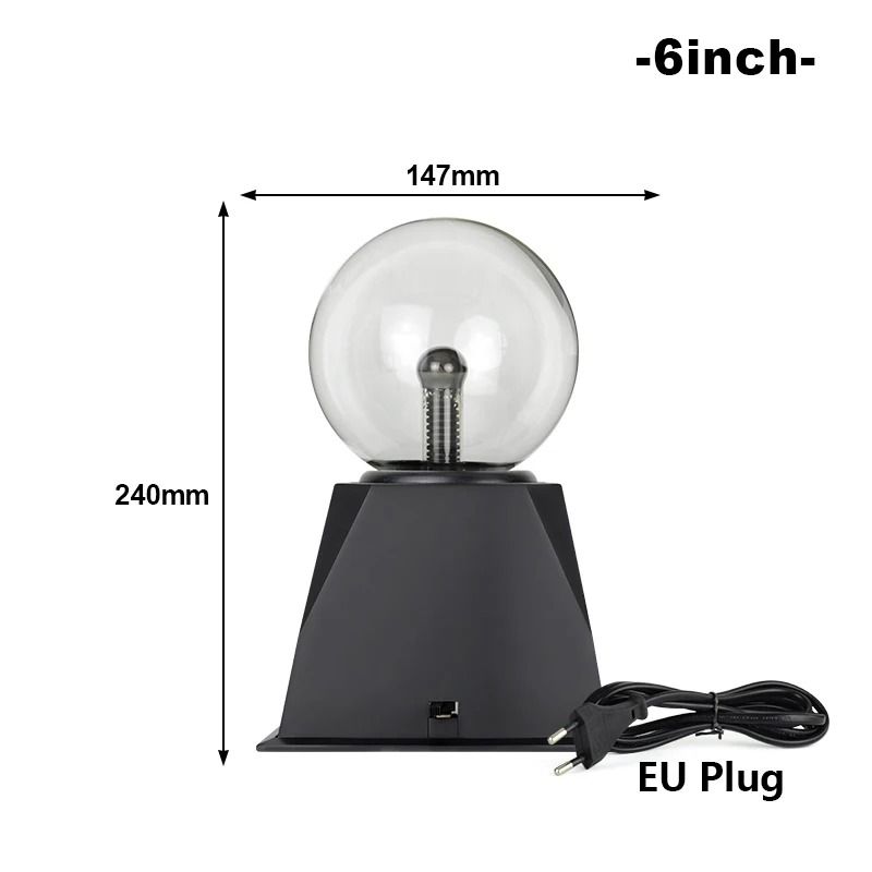 Magic Crystal Plasma Ball Lamp LED Night Light Gift For Kids And Bedroom Decor 10