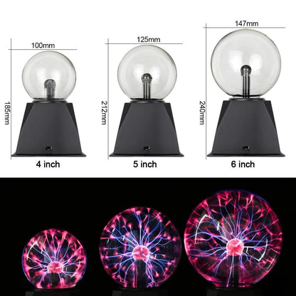 Magic Crystal Plasma Ball Lamp LED Night Light Gift For Kids And Bedroom Decor 4