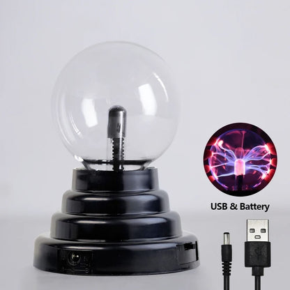 Magic Crystal Plasma Ball Lamp LED Night Light Gift For Kids And Bedroom Decor 7