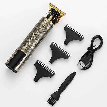 Rechargeable Hair Clipper With Three Speed Settings For Precision Trimming 9