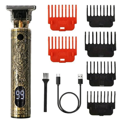 Rechargeable Hair Clipper With Three Speed Settings For Precision Trimming 7