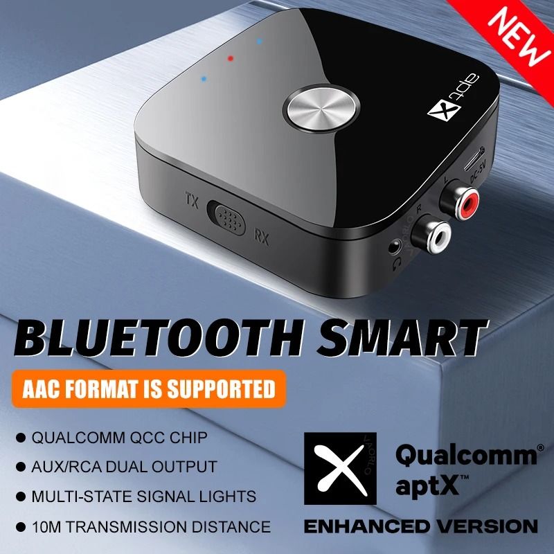 Specifications Hign-concerned Chemical None Support Apt-x Yes Support AAC Yes Model Number 2-IN-1 aptX Bluetooth Audio A