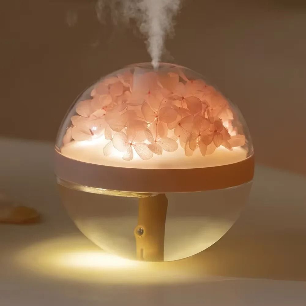270ML Air Humidifier USB Rechargeable LED Light Mist Maker for Home Hydration