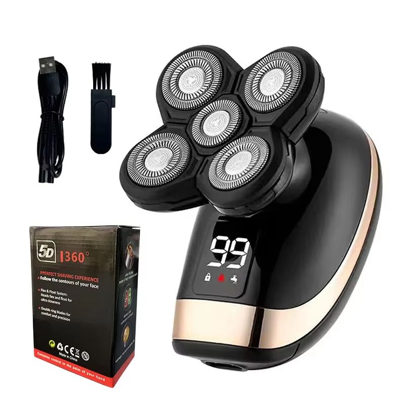 5in1 Electric Shaver For Men  Rechargeable Waterproof Razor With Beard Hair And Face Grooming Attac 6