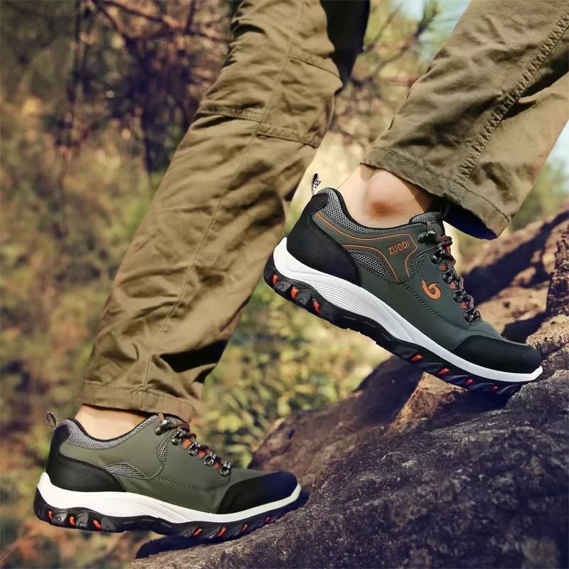 Mens Outdoor Hiking Shoes  Waterproof AntiSlip Trail Sneakers For Camping Mountaineering And Runnin 4