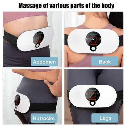 EMS Abdominal Slimming Belt With Heating  Muscle Massage  Electric Waist Trainer For Fat Burning  T 1