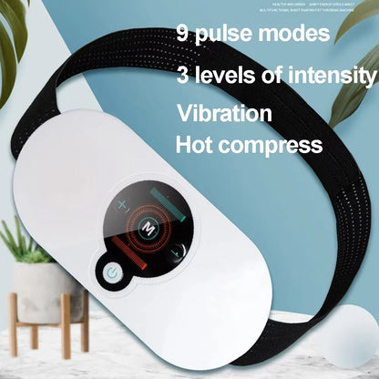 EMS Abdominal Slimming Belt With Heating  Muscle Massage  Electric Waist Trainer For Fat Burning  T 6