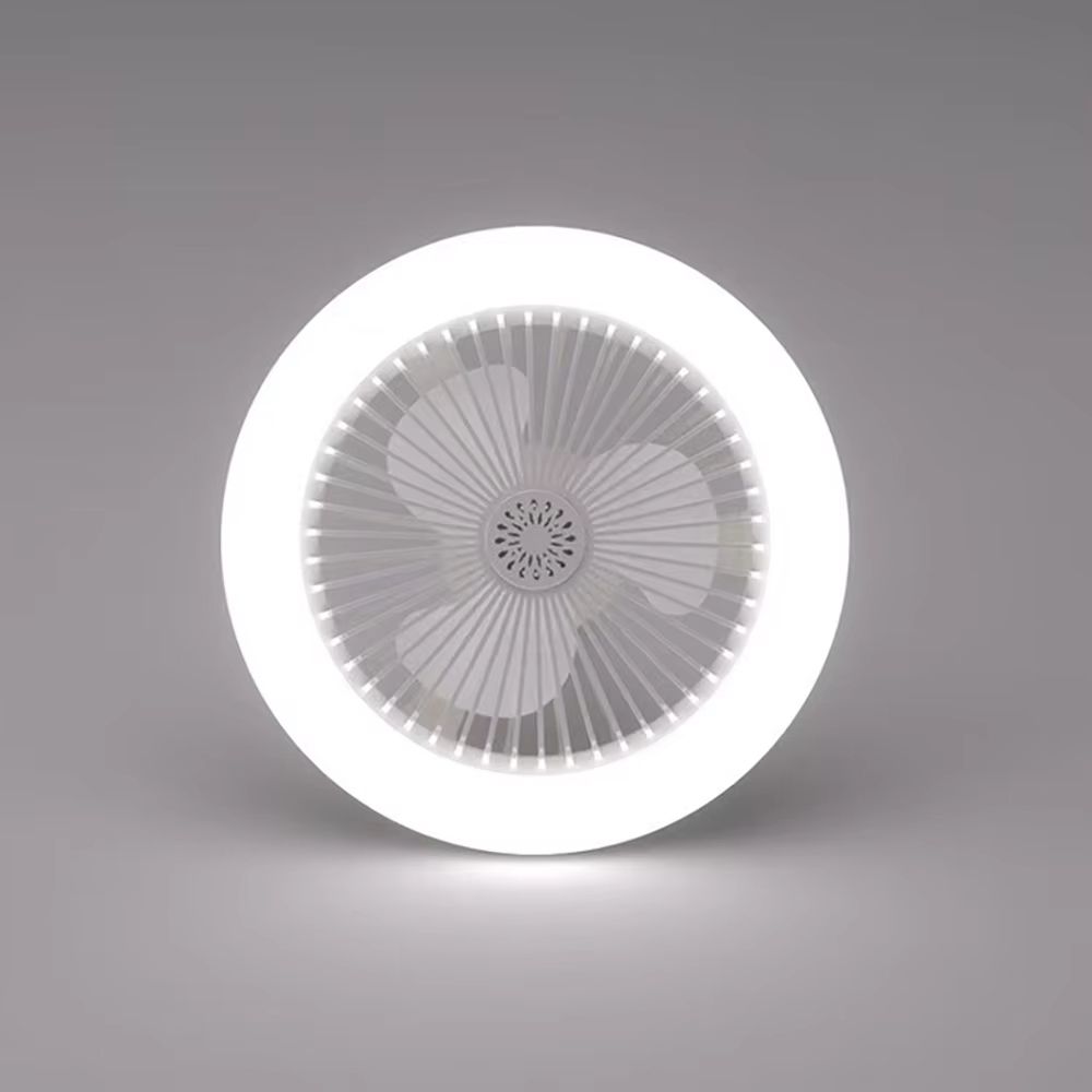 Rotatable 3in1 Ceiling Fan Lamp With Remote Control  E27 Base LED Lighting For Bedroom  Living Room 2
