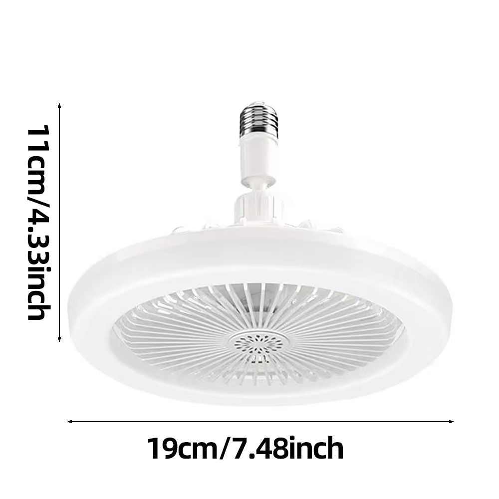 Rotatable 3in1 Ceiling Fan Lamp With Remote Control  E27 Base LED Lighting For Bedroom  Living Room 5