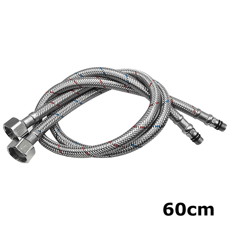 Premium Bathroom Copper Core Waterfall Stainless Steel Basin Faucet Kitchen Wash Basin Hot And Cold 6