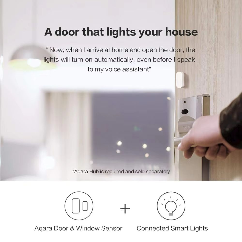 Aqara Smart Door And Window Sensor  Wireless Zigbee Security Alarm Compatible With Mi Home And Appl 1