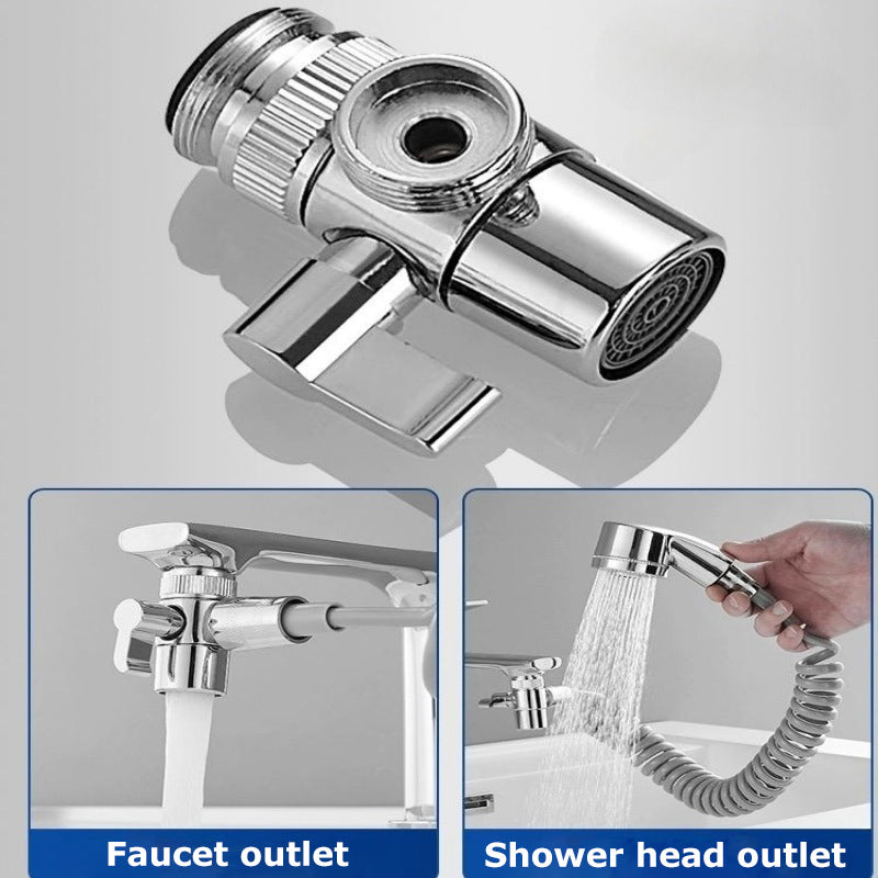 Bathroom Washbasin Pool Shampoo Shower Faucet External Shower Extender Hand Washing Shower Booster  2