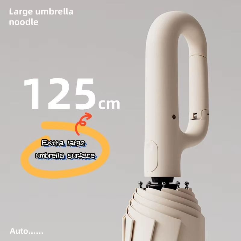 Extra Large Windproof Automatic Umbrella – UV Resistant, Rain & Sun Protection with Reinforced Frame