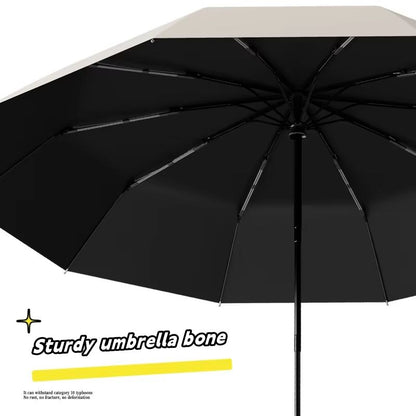 Extra Large Windproof Automatic Umbrella  UV Resistant Rain  Sun Protection With Reinforced Frame 4