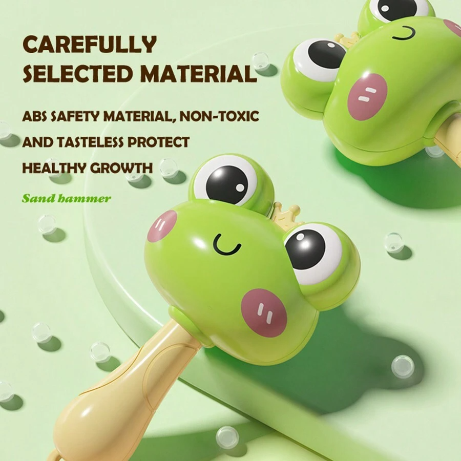 Educational Plastic Kid Maracas Bright Appearance Crisp Sound Musical Toy For Early Learning Baby D 4
