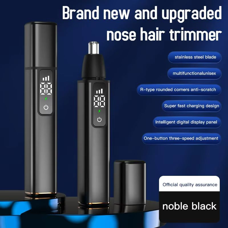 Xiaomi Rechargeable Nose And Ear Hair Trimmer  Touch Screen Portable Grooming Clipper With TypeC Fa 1