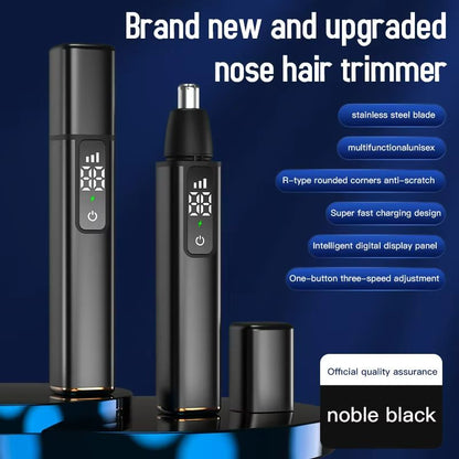Xiaomi Rechargeable Nose And Ear Hair Trimmer  Touch Screen Portable Grooming Clipper With TypeC Fa 7
