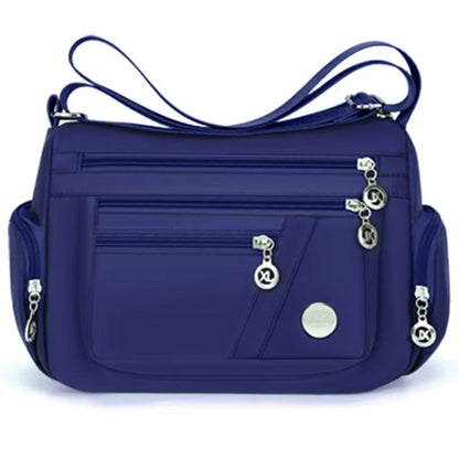 Waterproof Nylon Crossbody Travel Bag  MultiCompartment Womens Casual Shoulder Handbag 8