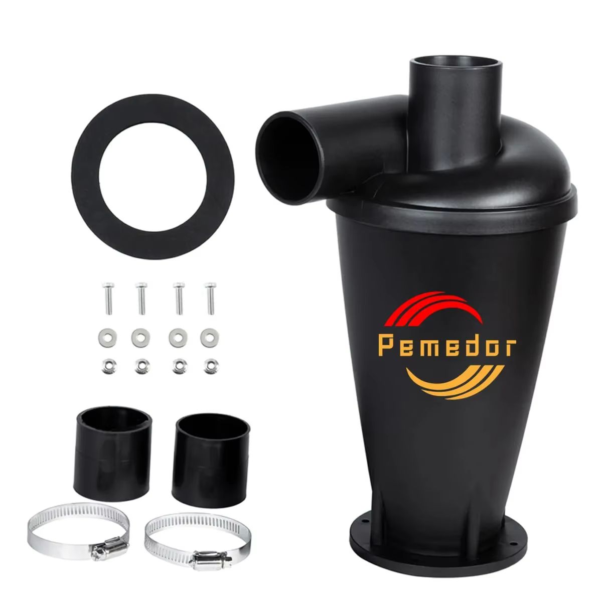 Double Filtration Cyclone Dust Collector  Turbocharged 50mm Shop Vac Separator For Woodworking 8