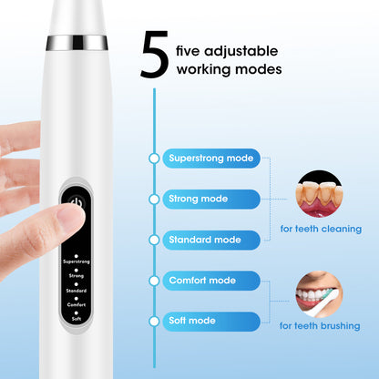 Waterproof Electric Teeth Cleaner Dental Scaler Oral Care Plaque Remover Tartar Scraper  Profession 2