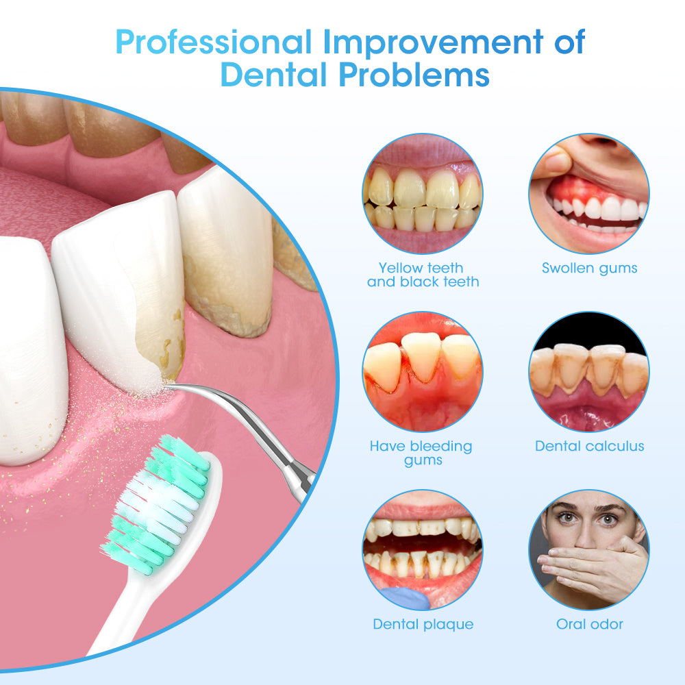 Waterproof Electric Teeth Cleaner Dental Scaler Oral Care Plaque Remover Tartar Scraper  Profession 5