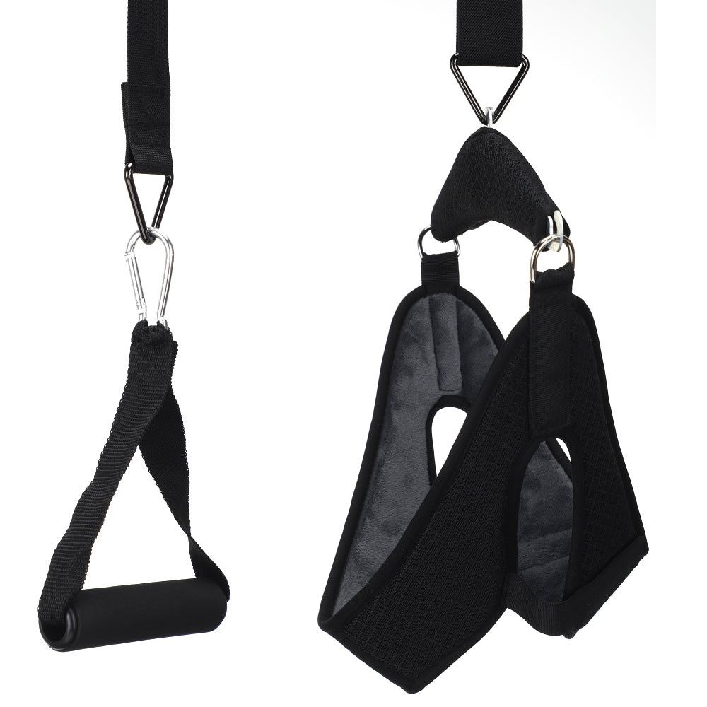 Adjustable Over Door Hanging Neck Traction Kit with Cushion Belt Brace, Cervical Correction Stretcher & Head Massager