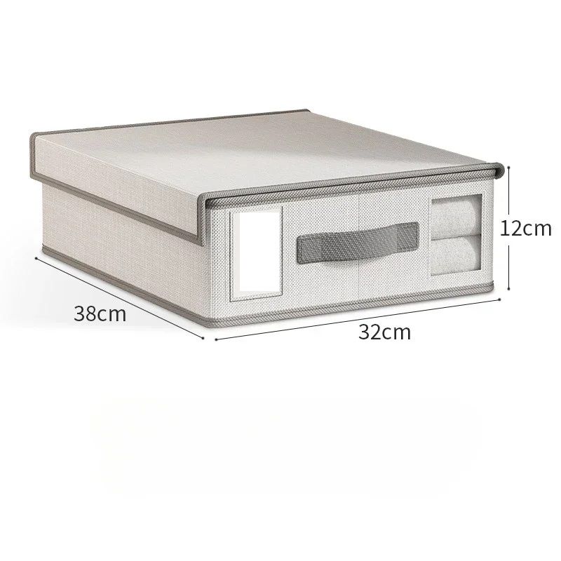 Creative 4Piece Bed Sheet Storage Box Set Fabric Organizer For Wardrobe Blanket  Quilt Covers 6