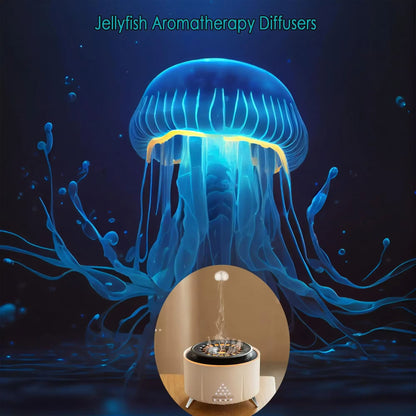 Jellyfish Mist Essential Oil Diffuser  350ml Aromatherapy Humidifier For Large Rooms  Bedrooms 3