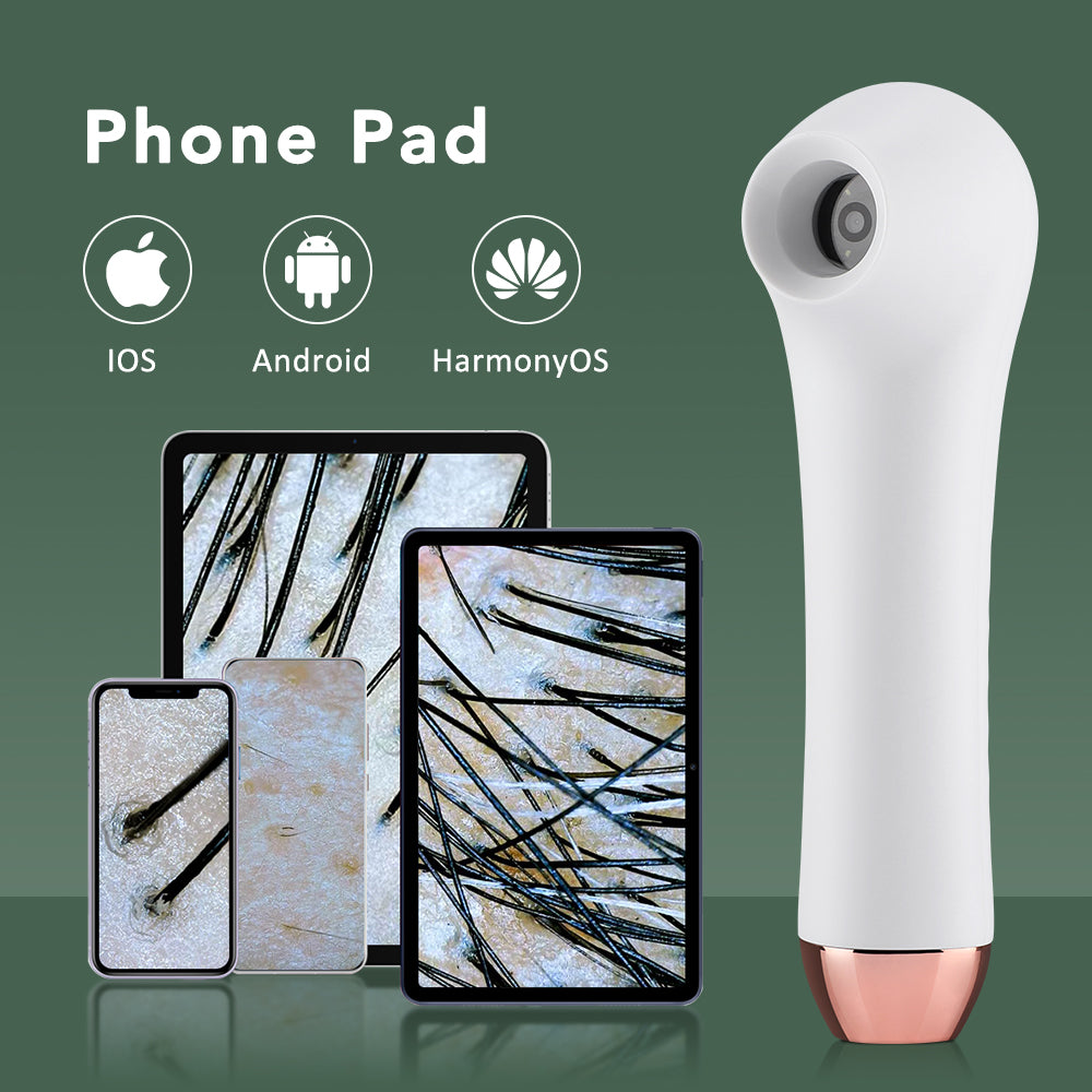 Professional HD Visual Scalp Skin  Hair Follicle Detector Analyzer Machine Multifunctional Magnifie 4