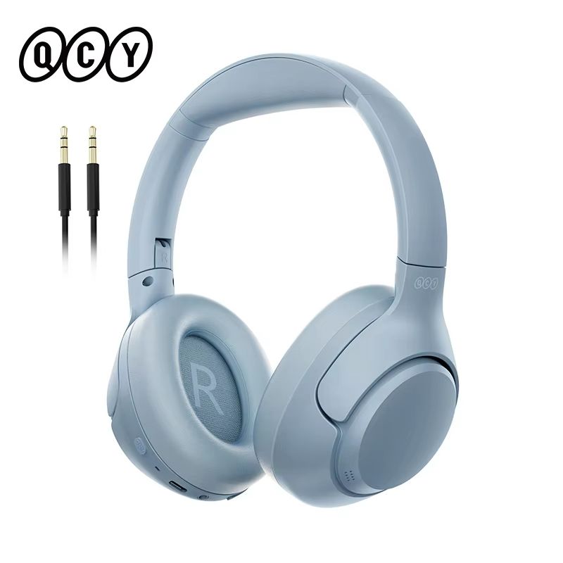 QCY H3 ANC Wireless Headphones  43dB Active Noise Cancelling Bluetooth 54 OverEar Headset With HiRe 9