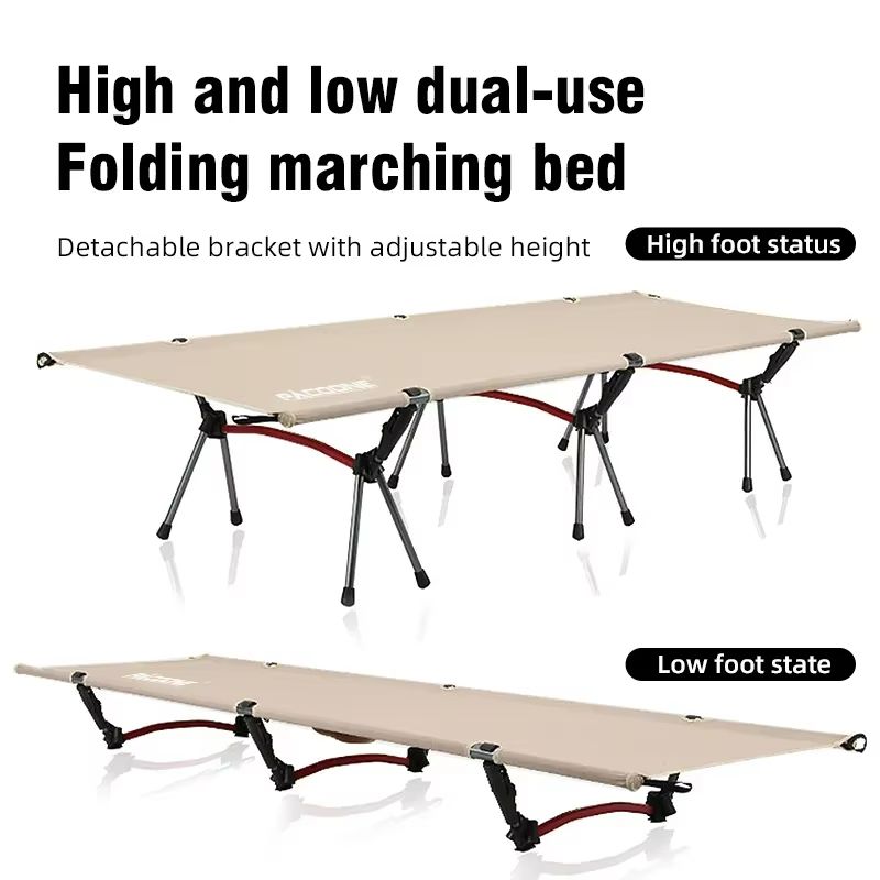 Folding Camping Cot  Portable Outdoor Bed For Adults  Kids Comfortable Travel And RV Sleeping Cot 1