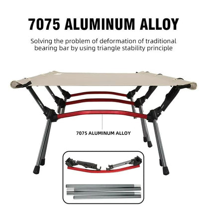Folding Camping Cot  Portable Outdoor Bed For Adults  Kids Comfortable Travel And RV Sleeping Cot 2