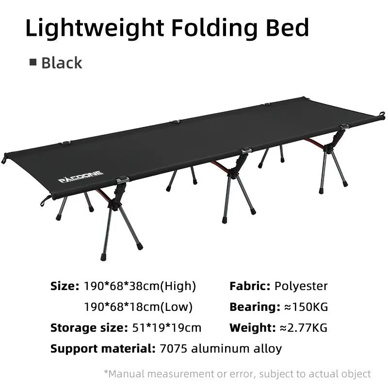 Folding Camping Cot  Portable Outdoor Bed For Adults  Kids Comfortable Travel And RV Sleeping Cot 6