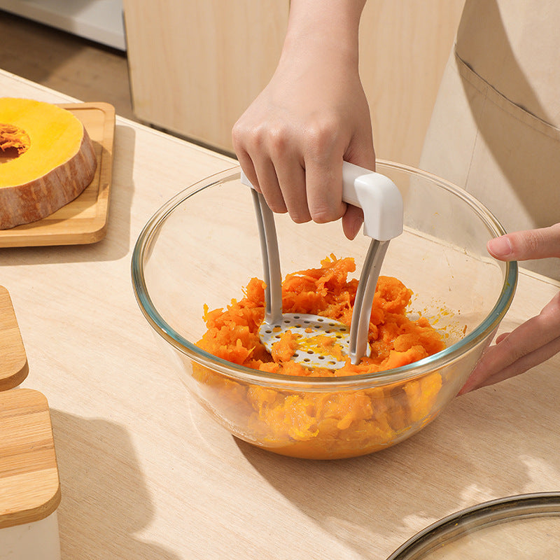 Durable Kitchen Vegetable Masher  Potato Ricer Manual Fruit Juicer With NonSlip Handle Cooking Gadg