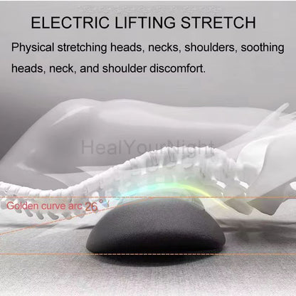 Heated Waist Support Pillow  Electric Massage Sleep Pad For Back Pain Relief  Bedtime Comfort 3