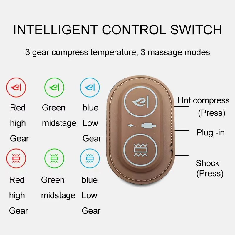 Heated Waist Support Pillow  Electric Massage Sleep Pad For Back Pain Relief  Bedtime Comfort 5
