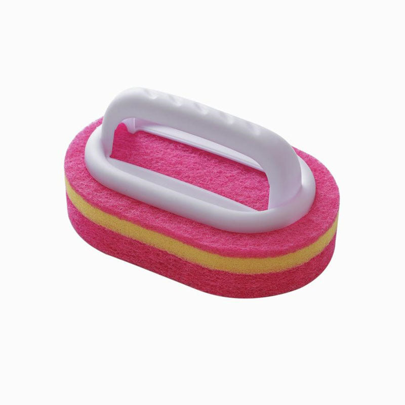 Magic Handle Sponge Household Cleaning Brush Easy Cleaning Tool For Kitchen Bathroom Toilet Walls