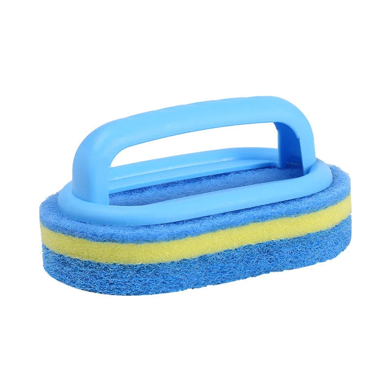 Magic Handle Sponge Household Cleaning Brush Easy Cleaning Tool For Kitchen Bathroom Toilet Walls