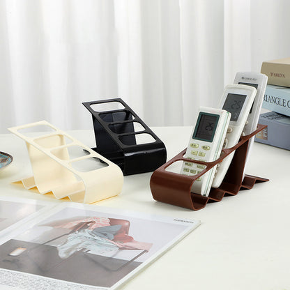 Practical Slots Remote Control Storage Holder TV/DVD/VCR Organiser, Desktop Bracket & Home Office Storage Rack Stand