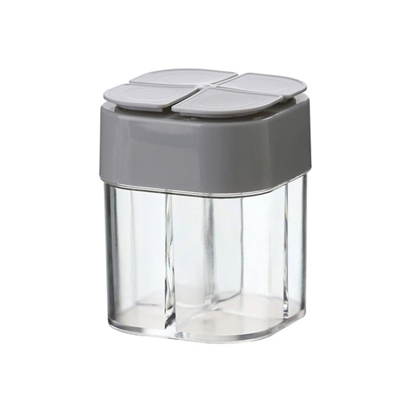 Plastic Seasoning Jar Spice Container Bottle With Salt And Pepper Shaker For BBQ Camping  Kitchen C 7