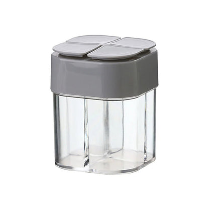 Plastic Seasoning Jar Spice Container Bottle With Salt And Pepper Shaker For BBQ Camping  Kitchen C 7