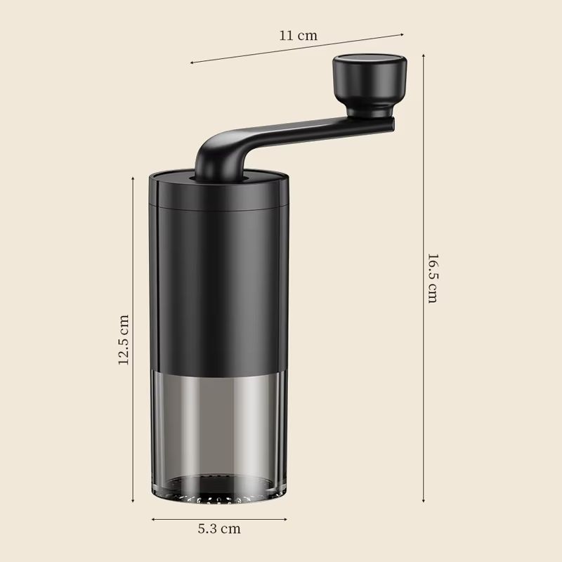 Portable Manual Coffee Grinder With Adjustable Hand Crank  TravelFriendly Bean Grinder For Home And 2