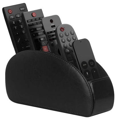 Premium Leather Remote Control Holder With Compartments Remote Control Box Desktop Organizer For Me 7